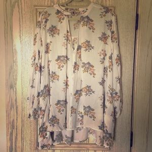 Free People Floral Swing Tunic